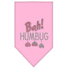 Christmas Pet and Dog Bandana Rhinestone, Bah Humbug
