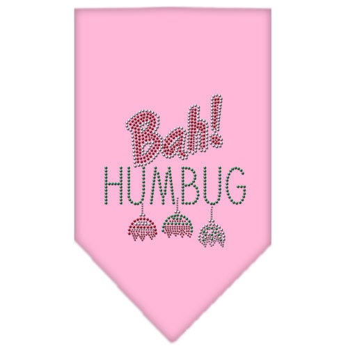 Christmas Pet and Dog Bandana Rhinestone, Bah Humbug