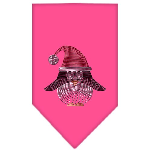 Christmas Pet and Dog Bandana Rhinestone, Santa Penguin