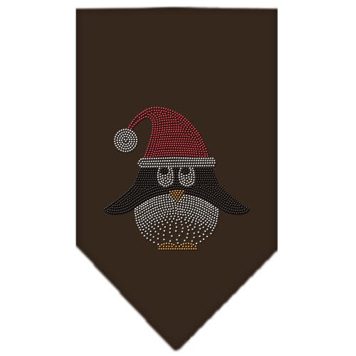 Christmas Pet and Dog Bandana Rhinestone, Santa Penguin