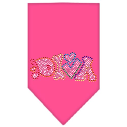Pet and Dog Bandana Rhinestone, Technicolor Diva
