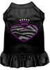 Pet Dress Rhinestone, Zebra Heart