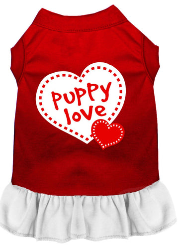 Pet Dress Screen Printed, Puppy Love