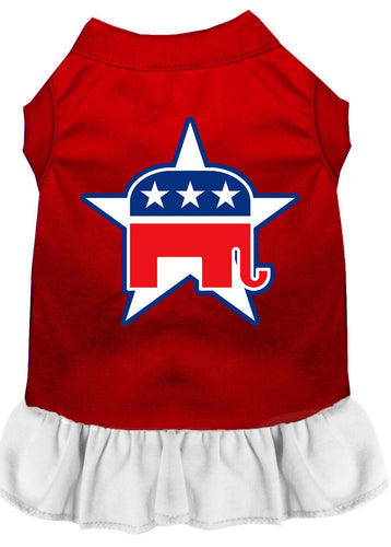 Pet Dress Screen Printed, Republican
