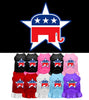 Pet Dress Screen Printed, Republican