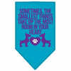 Pet and Dog Bandana Screen Printed, Sometimes, The Smallest Things Take Up The Most Room In Your Heart