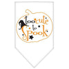 Halloween Pet and Dog Bandana Screen Printed, Too Cute To Spook