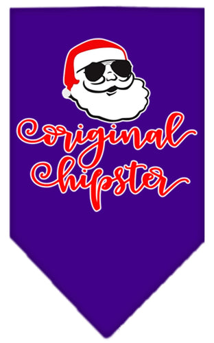 Christmas Pet and Dog Bandana Screen Printed, Original Hipster