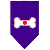 Pet and Dog Bandana Screen Printed, Bone Shaped Flag Japan