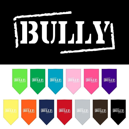 Pet and Dog Bandana Screen Printed, Bully
