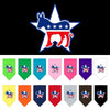 Pet and Dog Bandana Screen Printed, Democrat