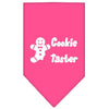 Christmas Pet and Dog Bandana Screen Printed, Cookie Taster