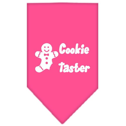Christmas Pet and Dog Bandana Screen Printed, Cookie Taster