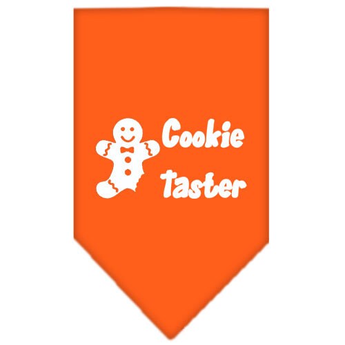 Christmas Pet and Dog Bandana Screen Printed, Cookie Taster