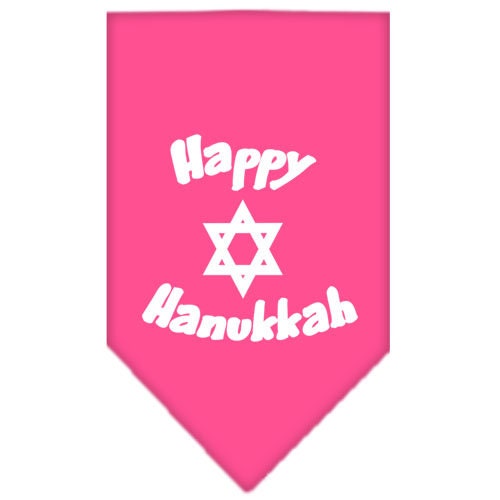 Pet and Dog Bandana Screen Printed, Happy Hanukkah