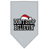 Christmas Pet and Dog Bandana Screen Printed, Don't Stop Believin'