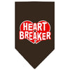 Pet and Dog Bandana Screen Printed, Heart Breaker