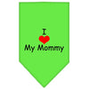 Pet and Dog Bandana Screen Printed, I Love My Mommy