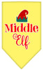 Christmas Pet and Dog Bandana Screen Printed, Middle Elf