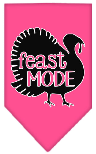 Pet and Dog Bandana Screen Printed, Feast Mode