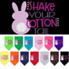 Pet and Dog Bandana Screen Printed, Shake Your Cotton Tail