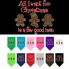 Christmas Pet and Dog Bandana Screen Printed, All I Want For Christmas Is A Few Good Men