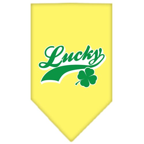 Pet and Dog Bandana Screen Printed,  Lucky Swoosh