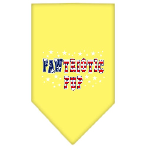 Pet and Dog Bandana Screen Printed, Pawtriotic Pup