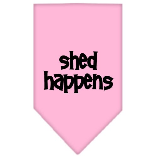 Pet and Dog Bandana Screen Printed, Shed Happens
