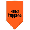 Pet and Dog Bandana Screen Printed, Shed Happens