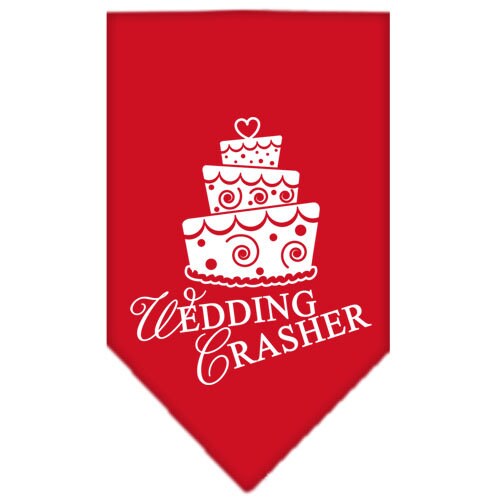 Pet and Dog Bandana Screen Printed, Wedding Crasher