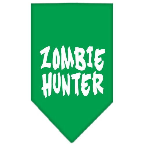 Halloween Pet and Dog Bandana Screen Printed, Zombie Hunter