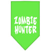 Halloween Pet and Dog Bandana Screen Printed, Zombie Hunter