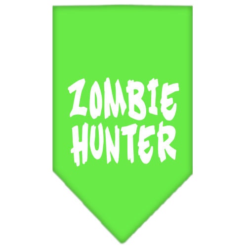 Halloween Pet and Dog Bandana Screen Printed, Zombie Hunter