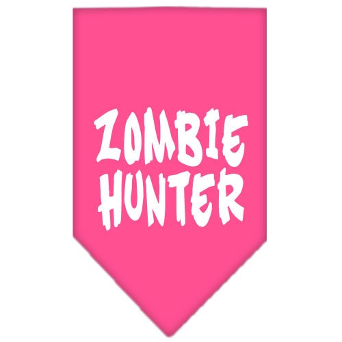 Halloween Pet and Dog Bandana Screen Printed, Zombie Hunter