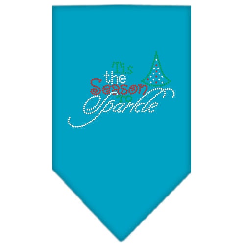 Christmas Pet and Dog Bandana Rhinestone, Tis The Season To Sparkle