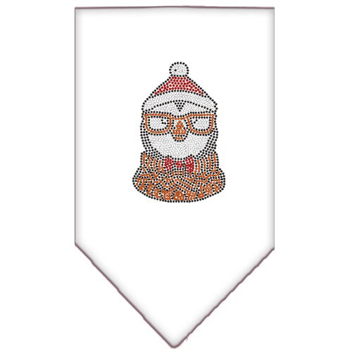 Christmas Pet and Dog Bandana Rhinestone, Hipster Penguin