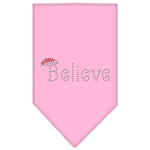 Christmas Pet and Dog Bandana Rhinestone, Believe