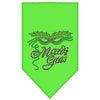 Pet and Dog Bandana, Rhinestone, Mardi Gras