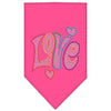 Pet and Dog Bandana Rhinestone, Technicolor Love