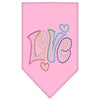 Pet and Dog Bandana Rhinestone, Technicolor Love