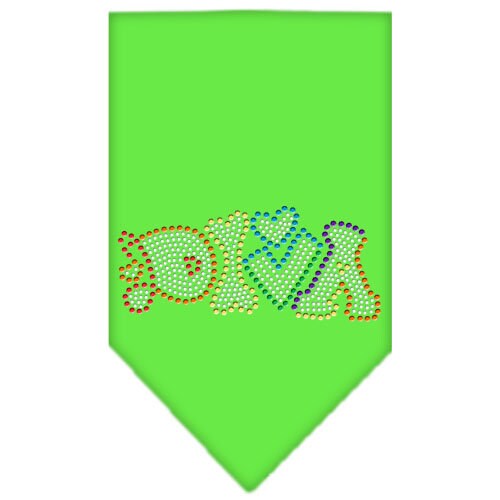 Pet and Dog Bandana Rhinestone, Technicolor Diva
