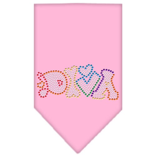 Pet and Dog Bandana Rhinestone, Technicolor Diva