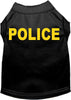 Halloween Pet Dog & Cat Shirt Screen Printed, Police Costume