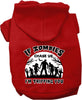 Halloween Pet Hoodie If Zombies Chase Us, I'm Tripping You