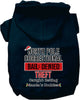 Christmas Pet Hoodie Screen Printed, North Pole Correctional