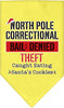 Christmas Pet and Dog Bandana Screen Printed, North Pole Correctional