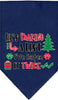 Christmas Pet and Dog Bandana Screen Printed, He's Making A List, I've Eaten It Twice