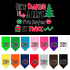 Christmas Pet and Dog Bandana Screen Printed, He's Making A List, I've Eaten It Twice