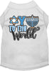 Hanukkah Pet Dog and Cat Shirt Screen Printed, Oy To The World